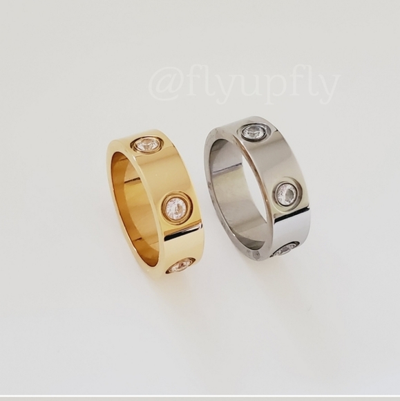 Ring 18k Gold Filled Stainless Steel Ring - Picture 7 of 11